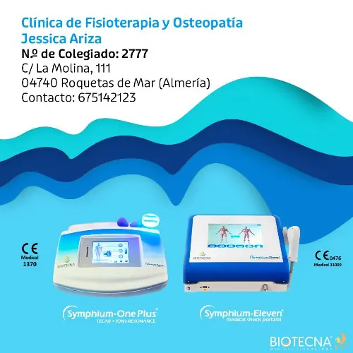 Clínica de Fisioterapia y Osteopatía Jessica Ariza  Formación y Entrega de  Equipos - BIOTECNA Medical Technology®