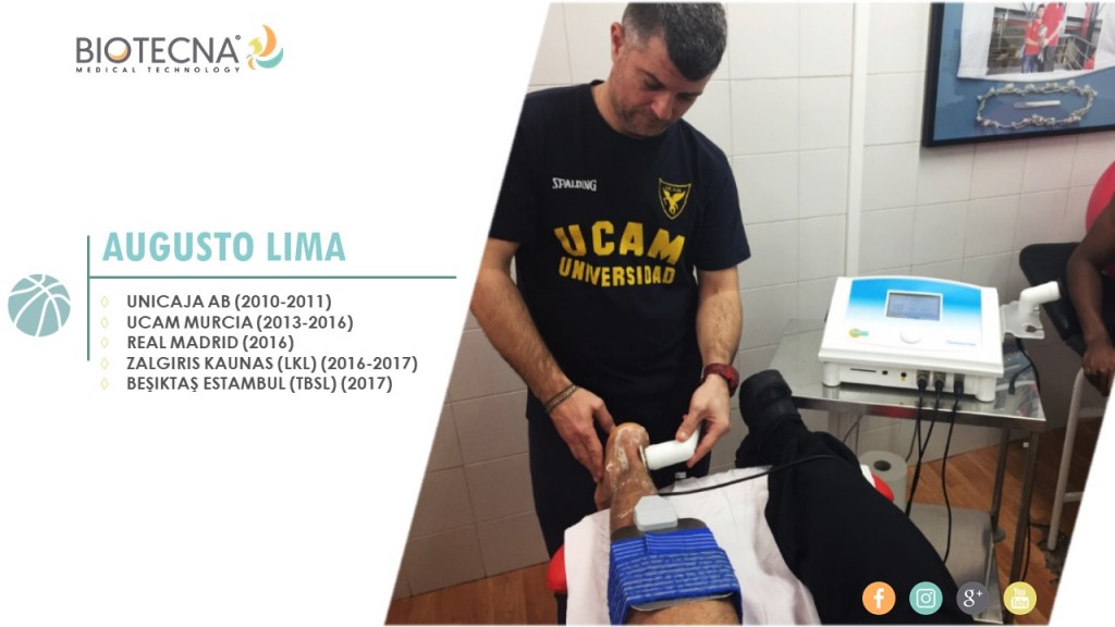 sesión diatermia a Augusto Lima